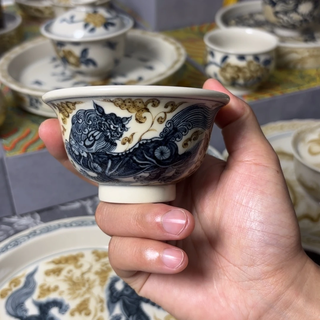 摆件景德镇手绘茶器