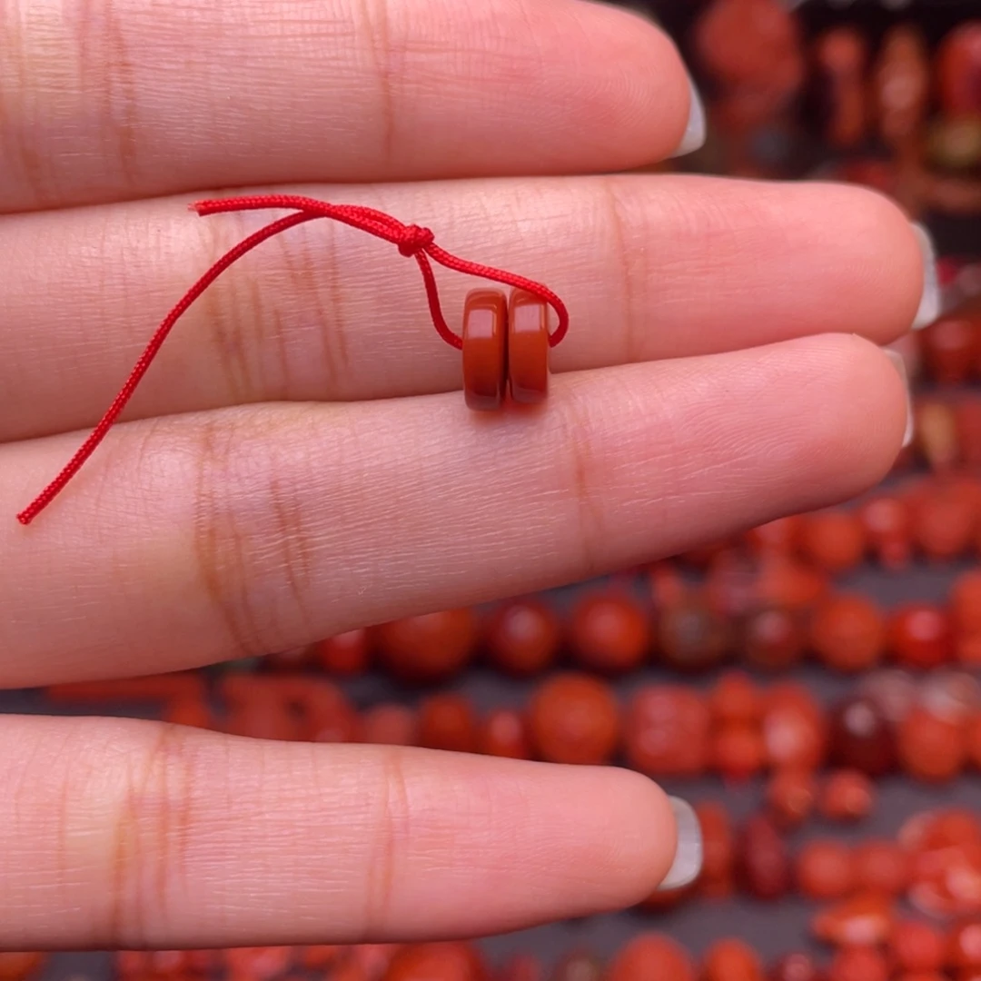 南红玛瑙配饰未镶嵌8✖️2.8