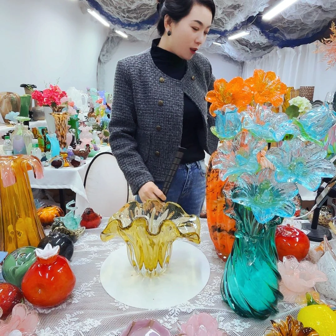 琉璃花瓶花器艺术品