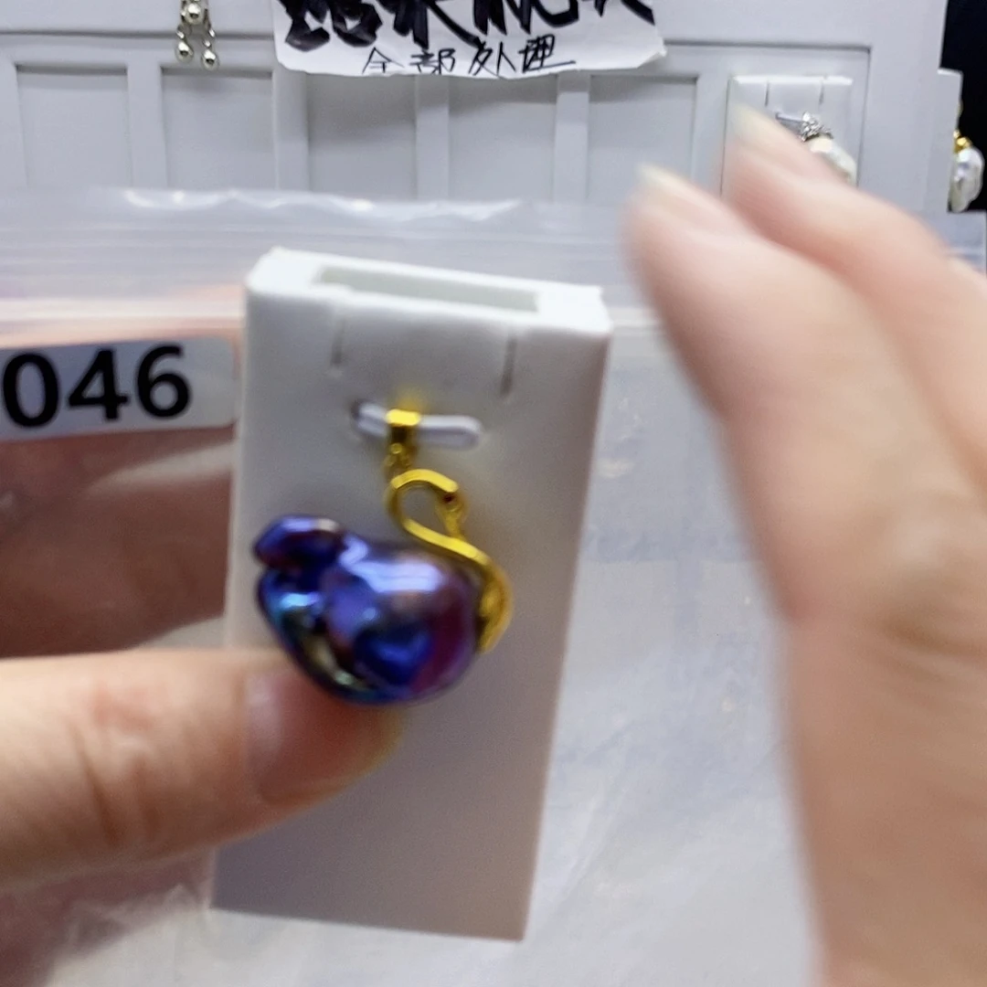 颈饰合金淡水珍珠