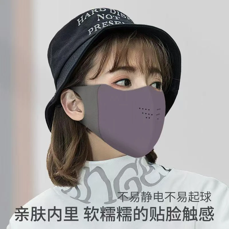 舒美佳冬款海绵防寒保暖户外出行东北旅游必备时尚立体可水洗口罩