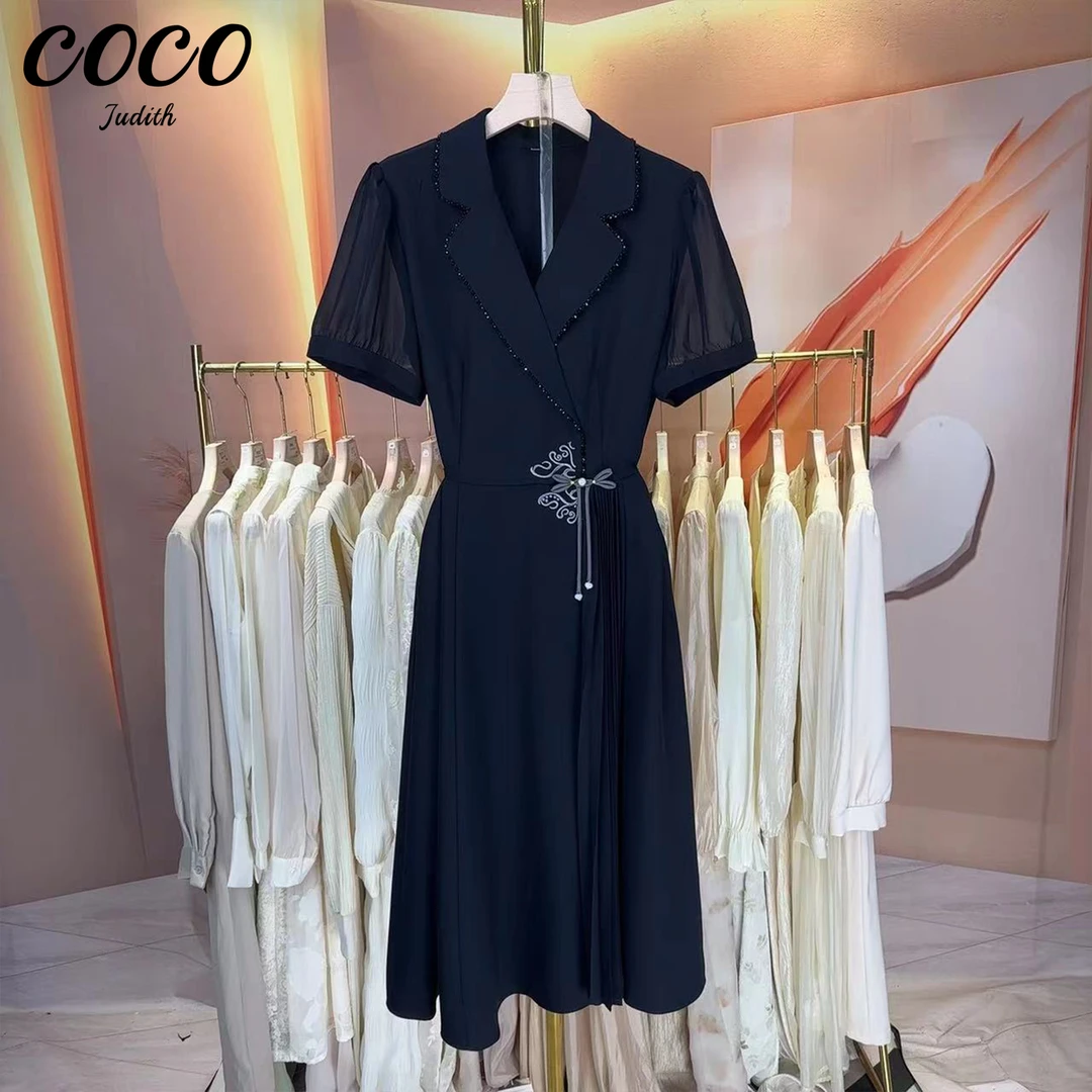 现货【RG399】2025新款时尚气质百搭减龄显瘦小个子女装连衣裙