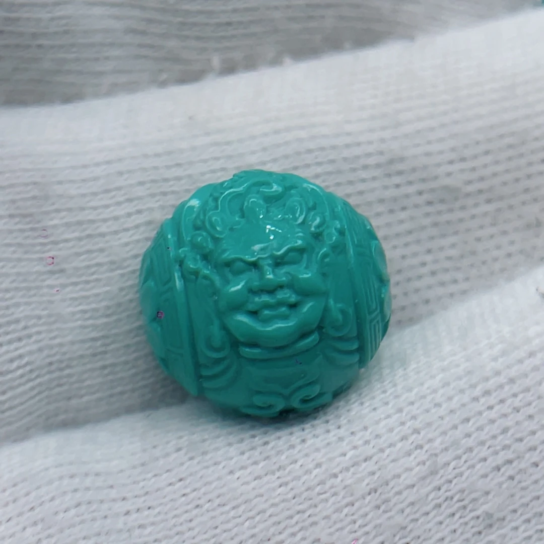 绿松石未镶嵌颈饰卡12.6