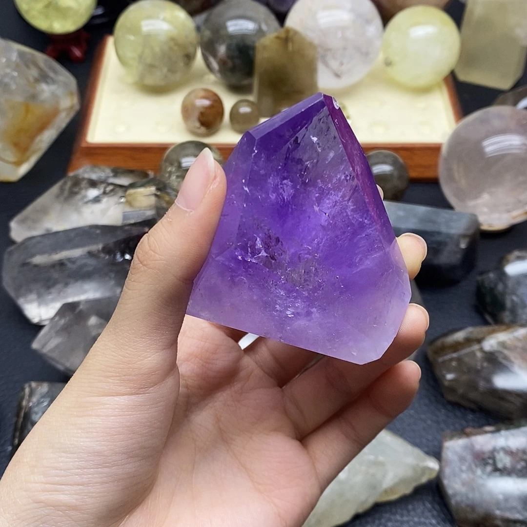 水晶未镶嵌珠宝半成品38水晶石