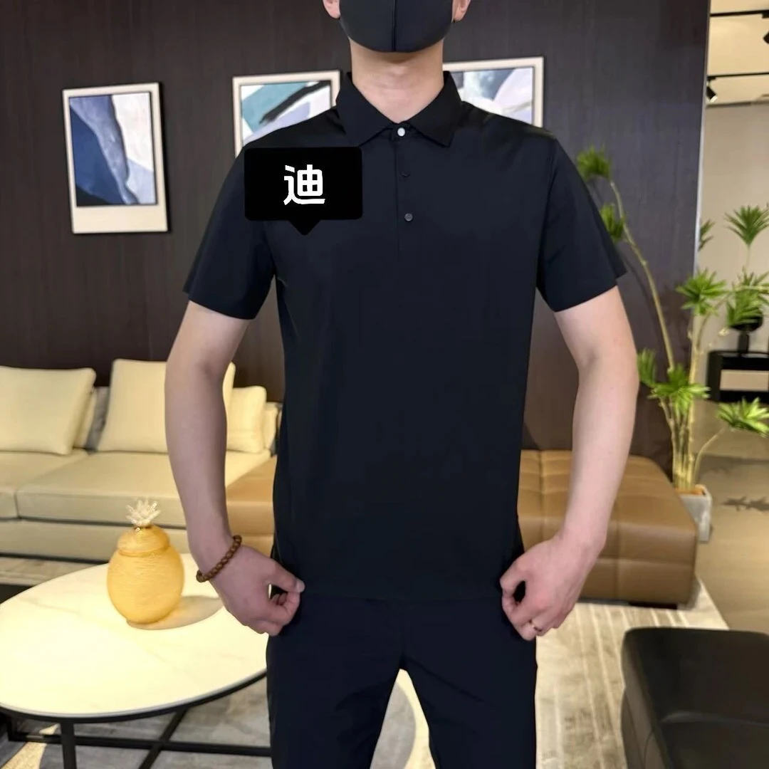 D-迪夏季休闲Polo衫短袖速干春季百搭卫衣修身上衣户外