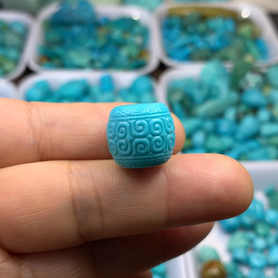 绿松石未镶嵌吊坠(不含链)