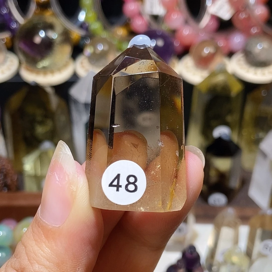 水晶手链未镶嵌天然茶水柱子