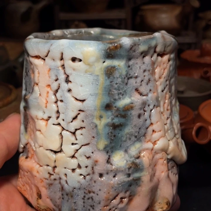 峰***9志野烧林正太郎利休藤紫