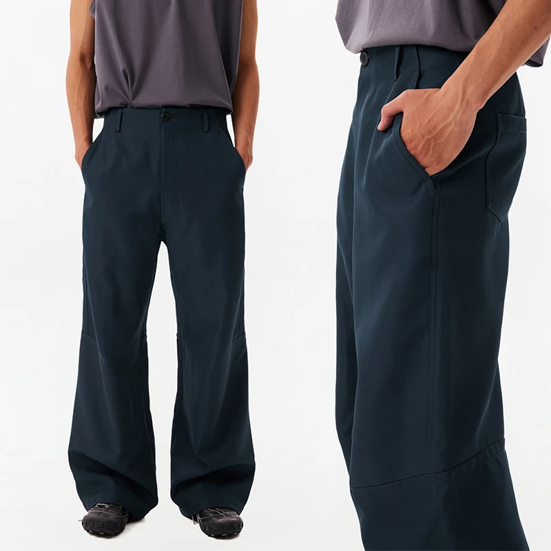 Crying center/哭喊中心A字形宽松微喇显瘦休闲裤