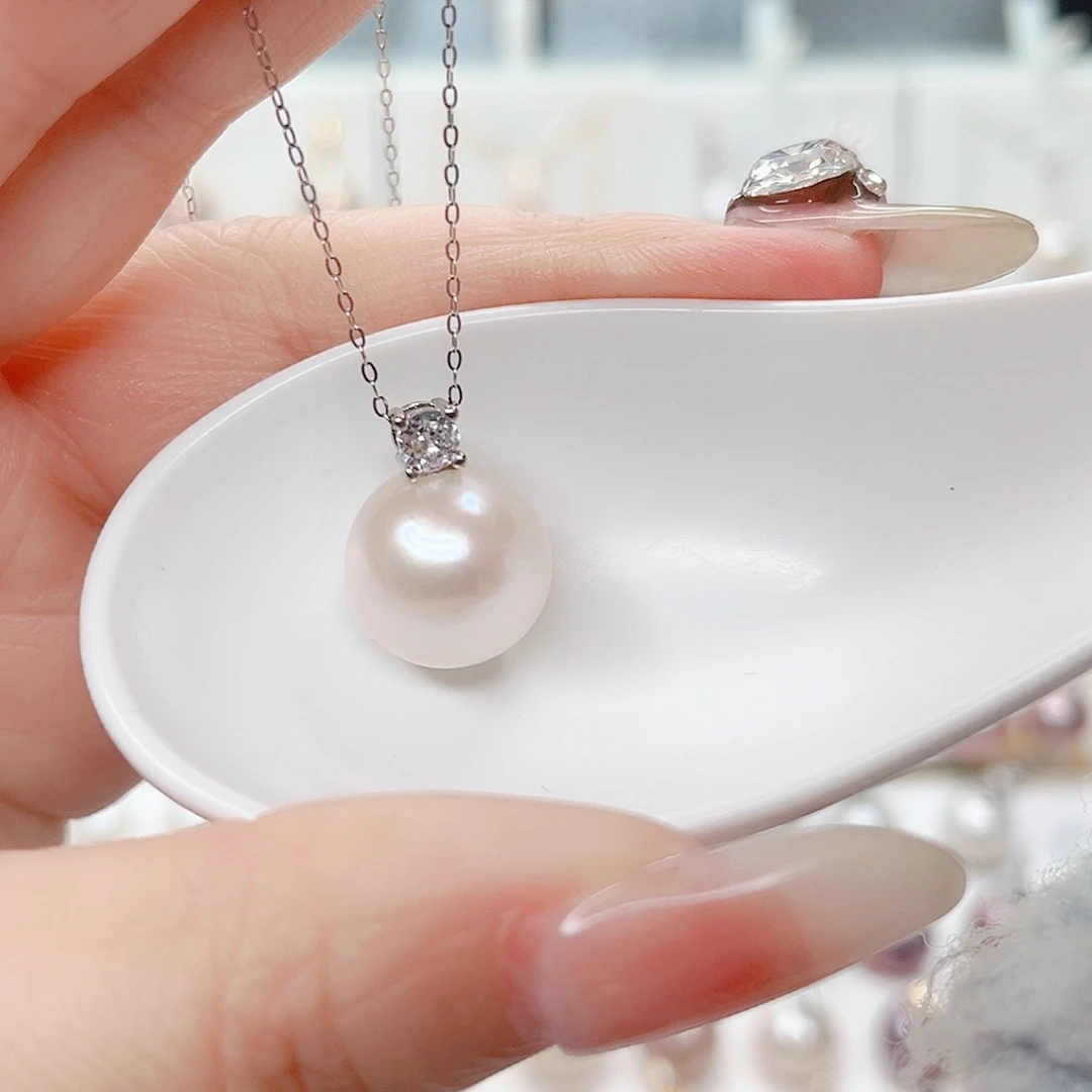 淡水珍珠吊坠(赠链)合金