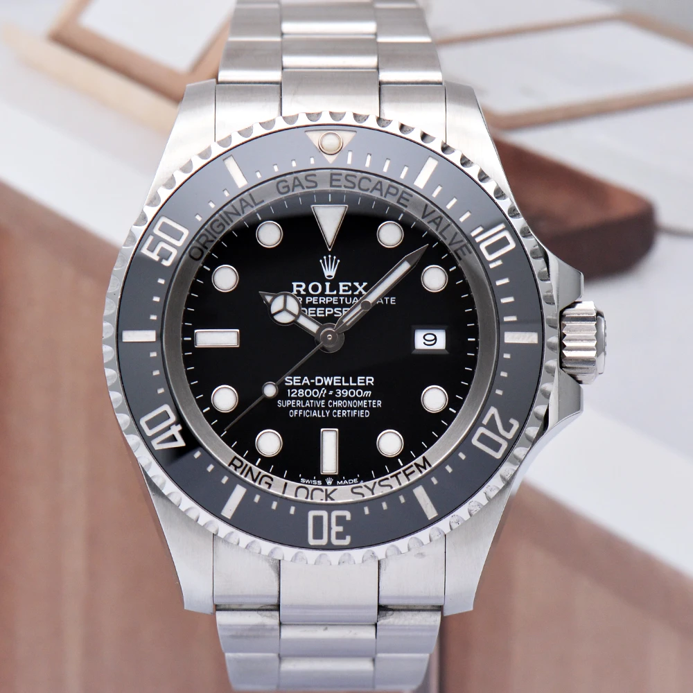 99新 Rolex/劳力士 爱换/全套海使型126660鬼王/44mm/机械男表