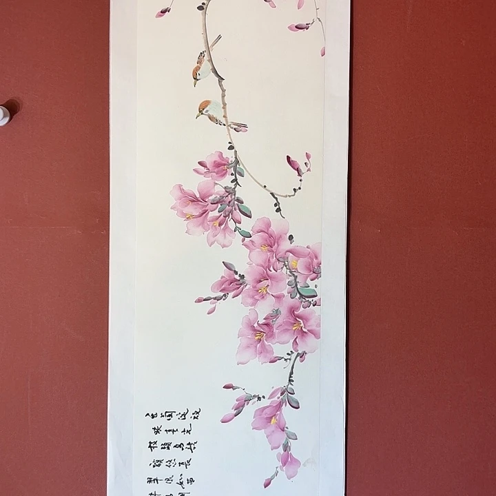 国画听兰老师花鸟