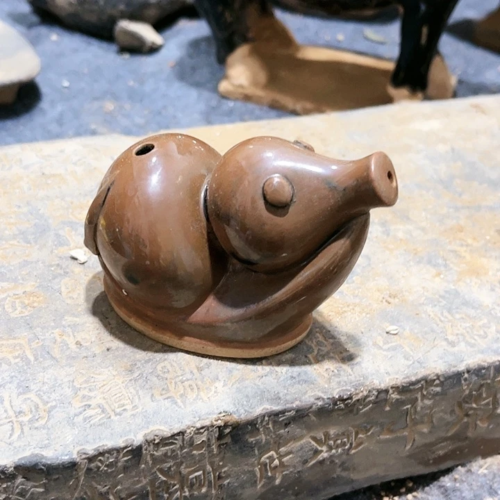 瓦当摆件摆件茶桌茶台陶瓷用****7