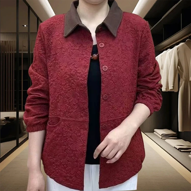 2025新款中年时尚百搭衬衫外套开春新品洋气外穿小衫女装