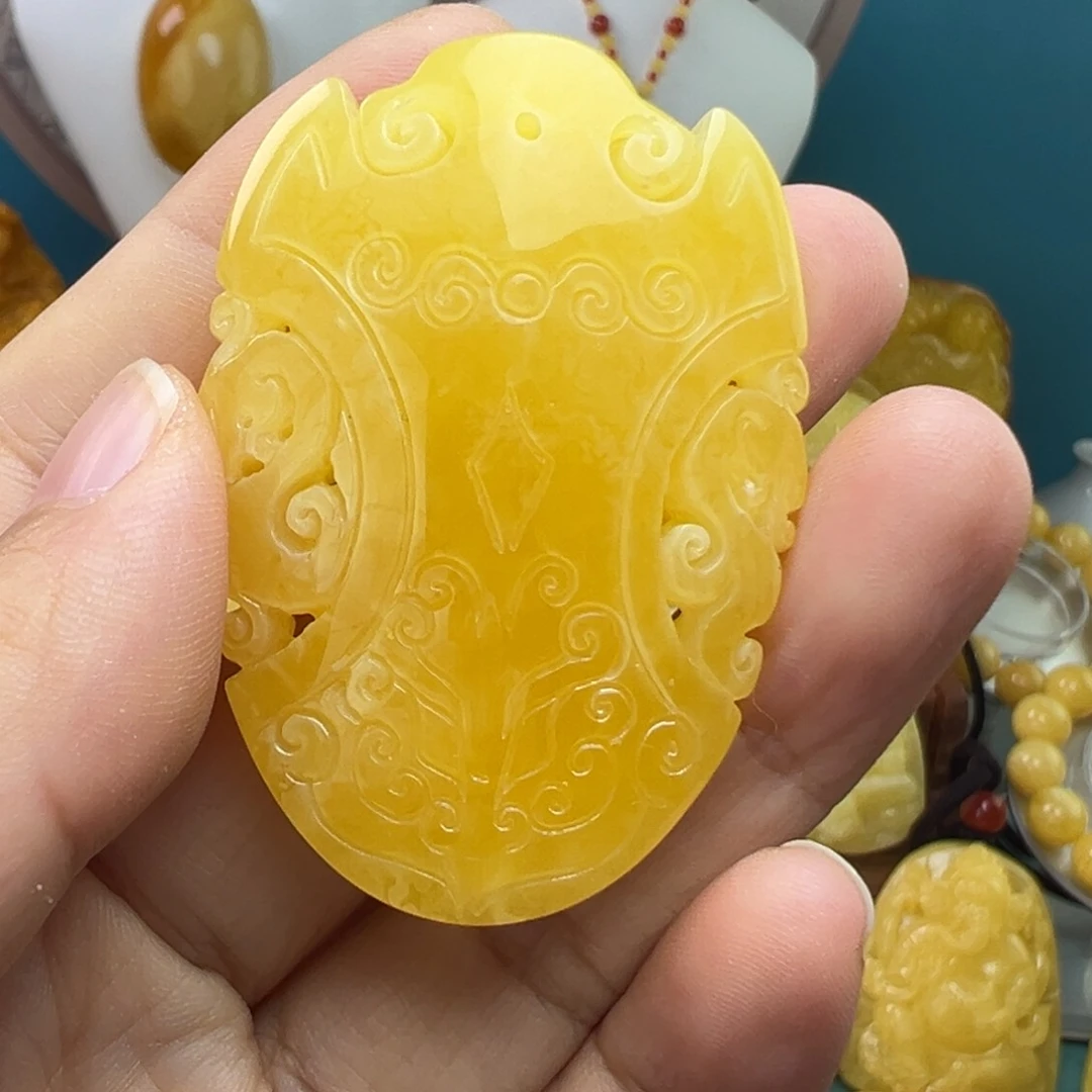 蜜蜡吊坠(不含链)未镶嵌
