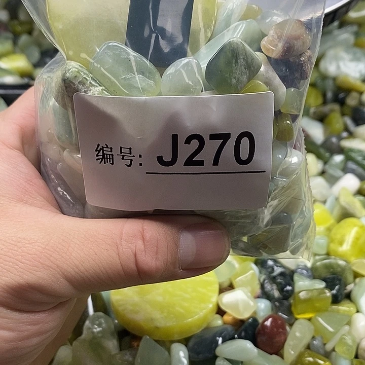 岫玉鱼缸石未镶嵌