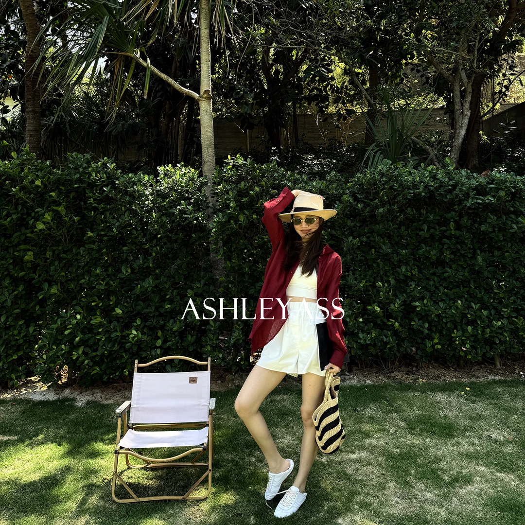 【ASHLEYASS】“海棠”小翻领袖口法式花边设计慵懒感衬衫LSS250125C