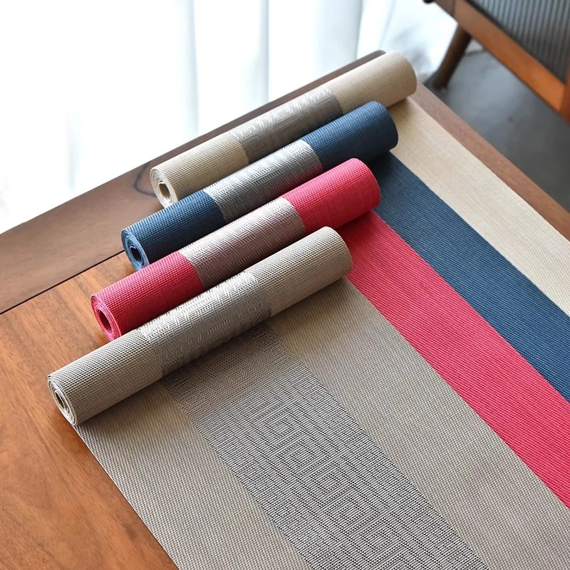 新中式桌旗茶几桌布禅意茶席防水茶垫餐桌茶台轻奢定制高端长条布