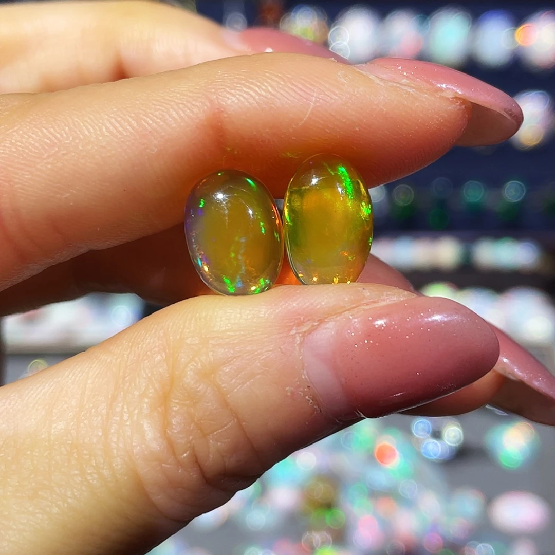 ****罐欧泊银S925镶嵌戒指