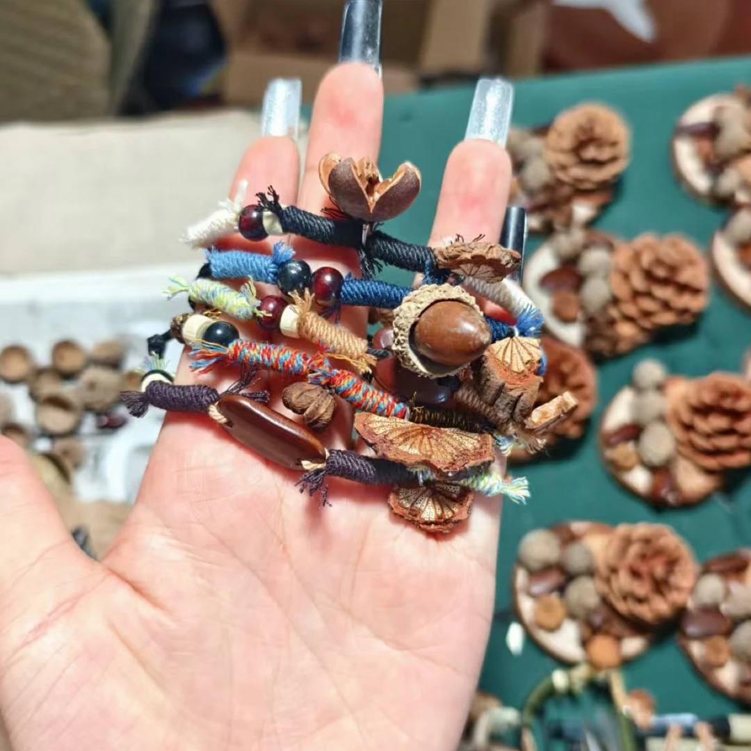 非金属皮质手链 药材 独one无two手工手绳