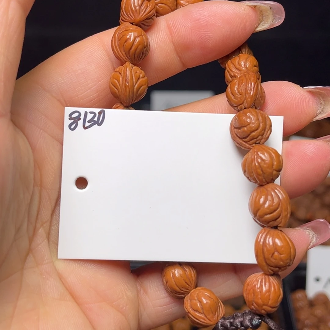 手串桃核小龙纹11左右手串