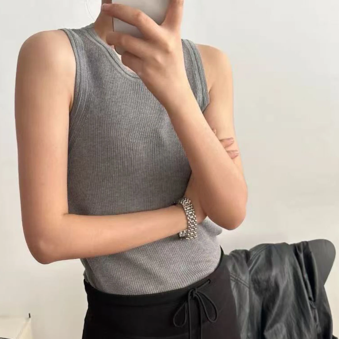 针织吊带背心女F001335