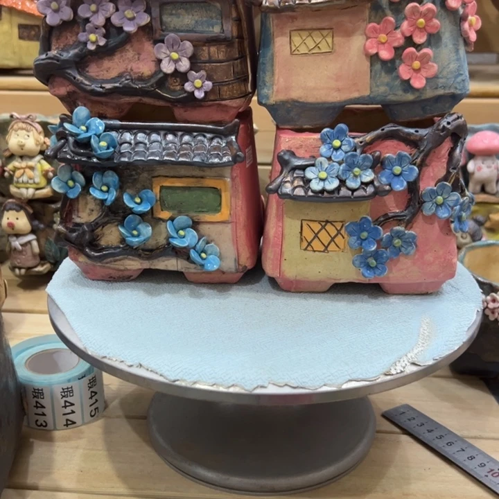 跟**奏陶然多肉花盆百搭