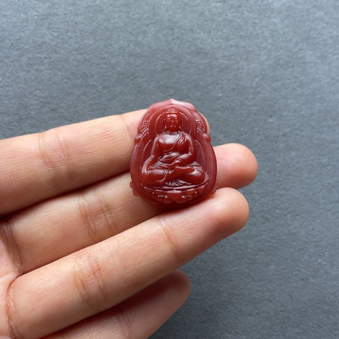 南红玛瑙配饰未镶嵌佛