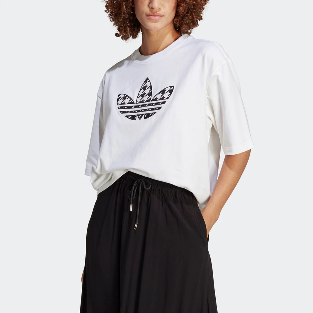 Adidas/阿迪达斯正品三叶草夏季新款女子运动短袖T恤IC5144