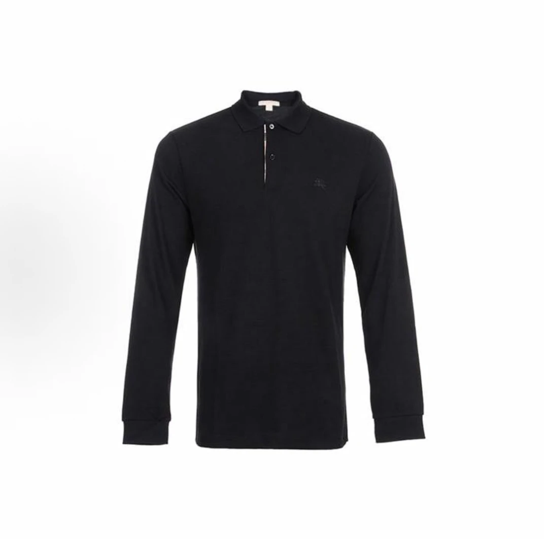 99新 BURBERRY/博柏利 纯色刺绣logo长袖T/尺码L/编号1725
