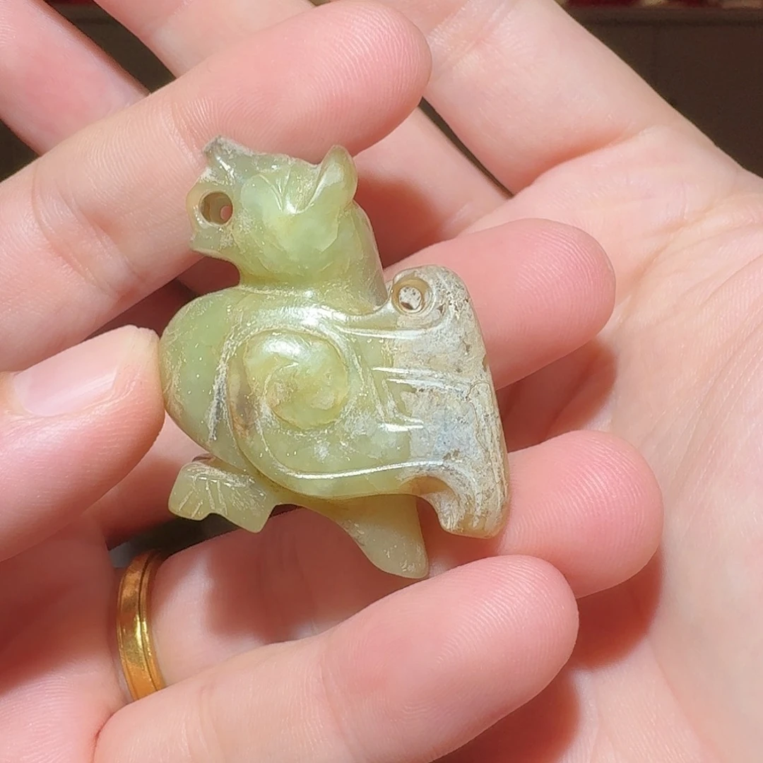 和田玉未镶嵌挂件