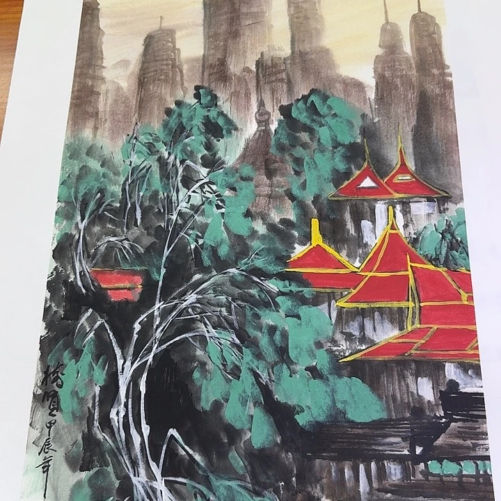 国画张树贤老师书画作品