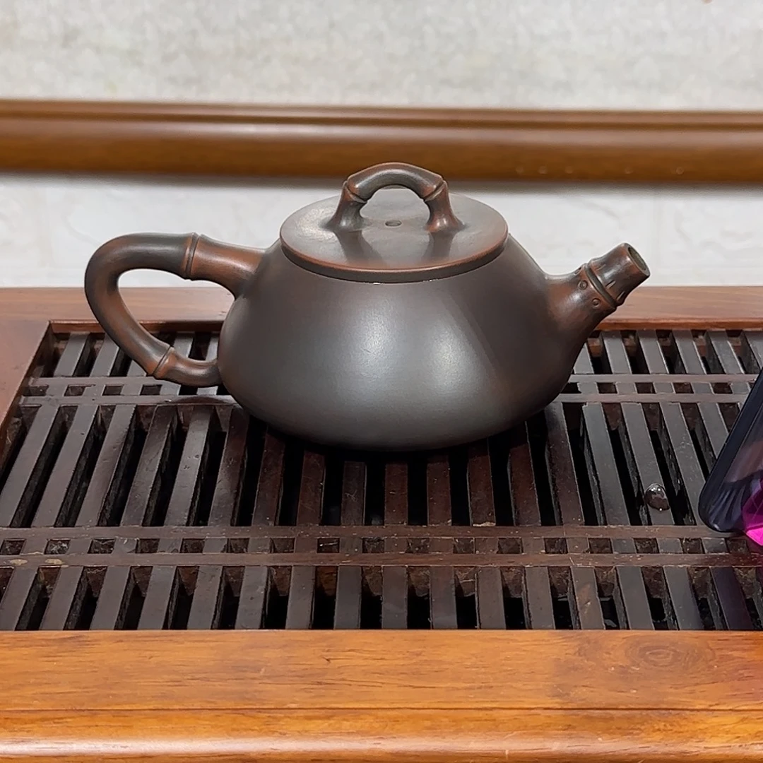 坭兴陶坭兴陶微瑕疵特价竹节石瓢