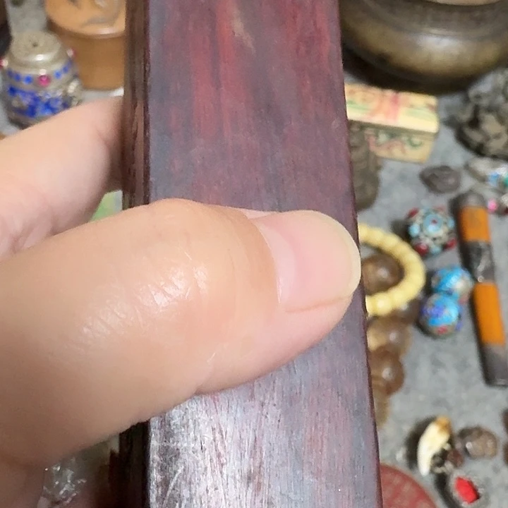 心****铜木头令牌，手把件