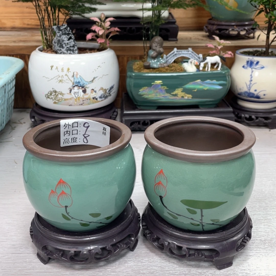 陶瓷花盆紫砂花盆艺术特色陶瓷