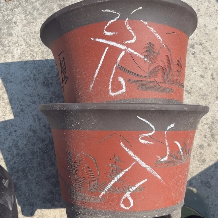 紫砂花盆紫砂的颜色