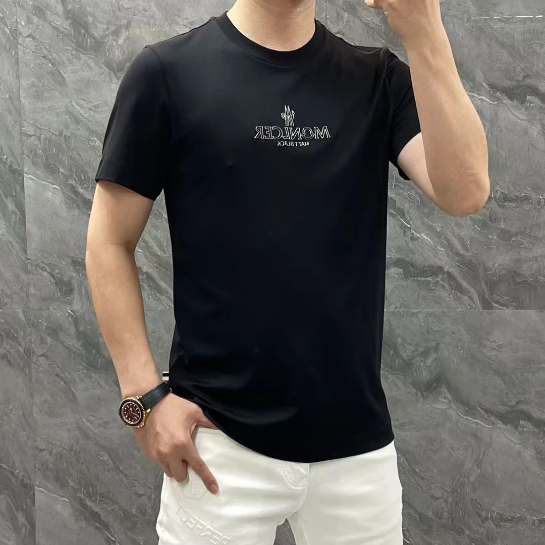 短袖印花男装男士青春活力常规上衣夏季圆领潮流T恤