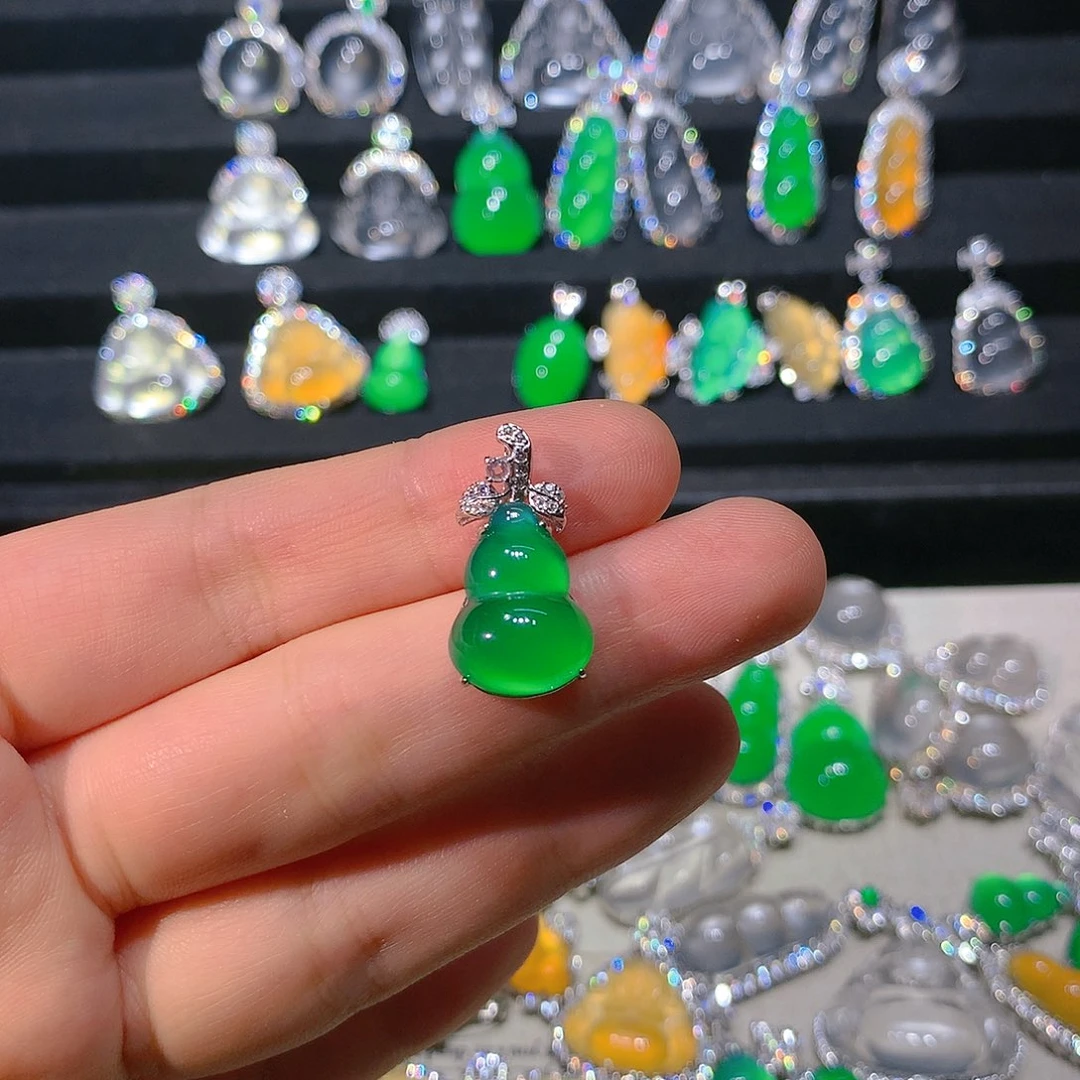 银S925镶嵌颈饰玛瑙/玉髓