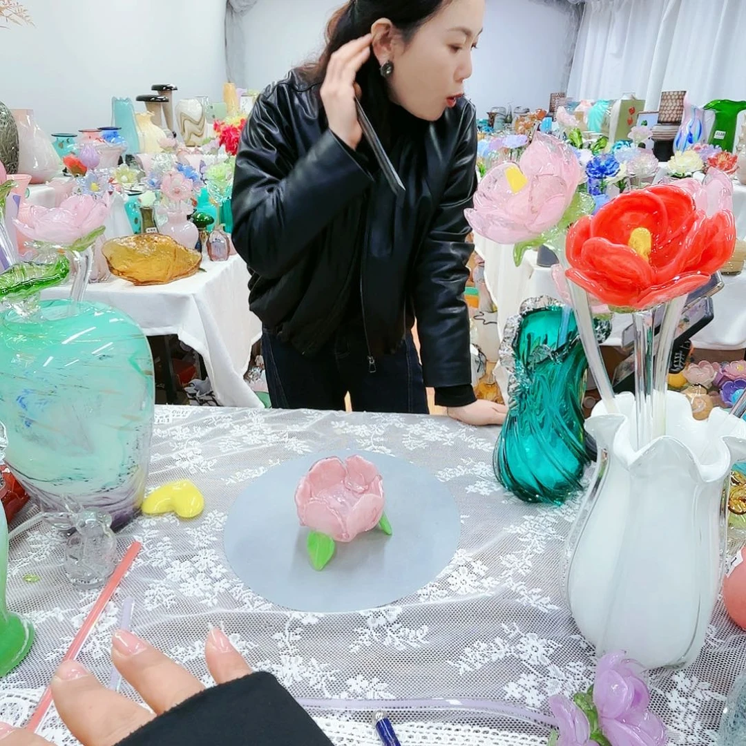 福利不退不换琉璃花瓶艺术品