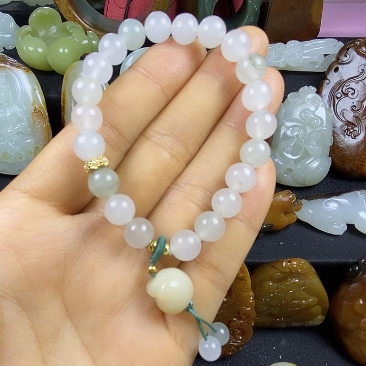 和田玉未镶嵌手串