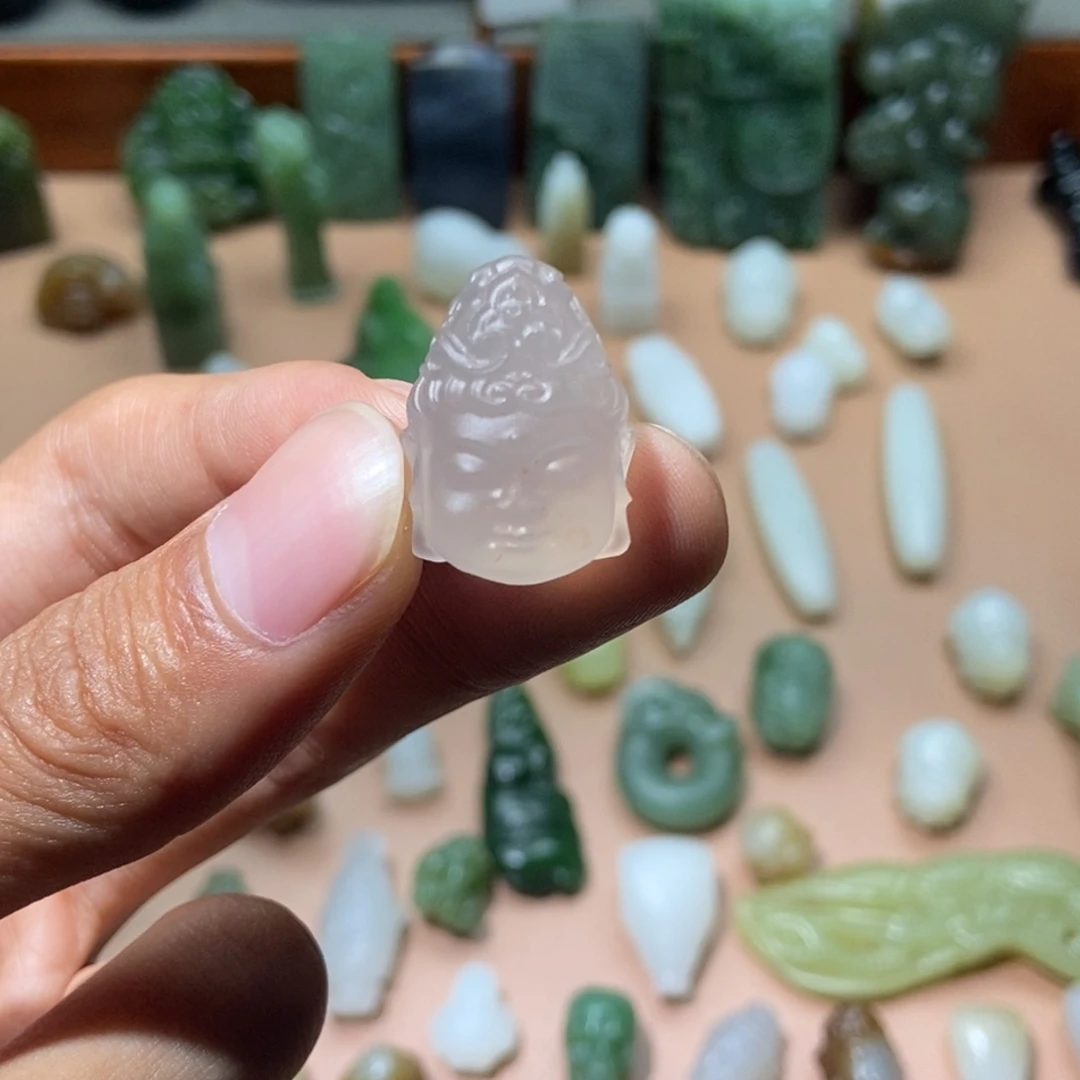 南红玛瑙未镶嵌挂件结**”定制