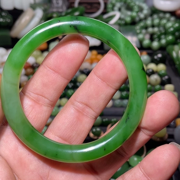 和田玉手镯60.35m未镶嵌小****3