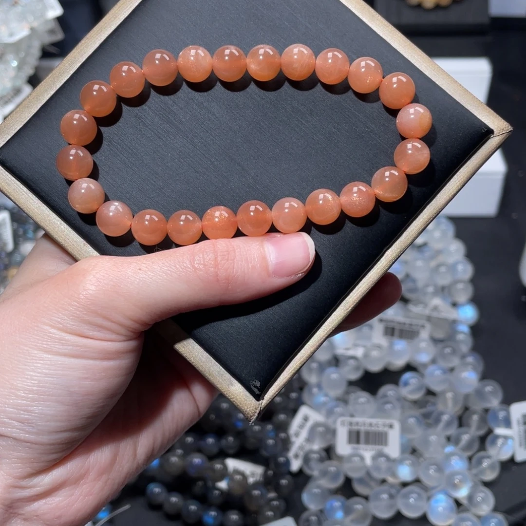 手链未镶嵌长石橙月光8.5m