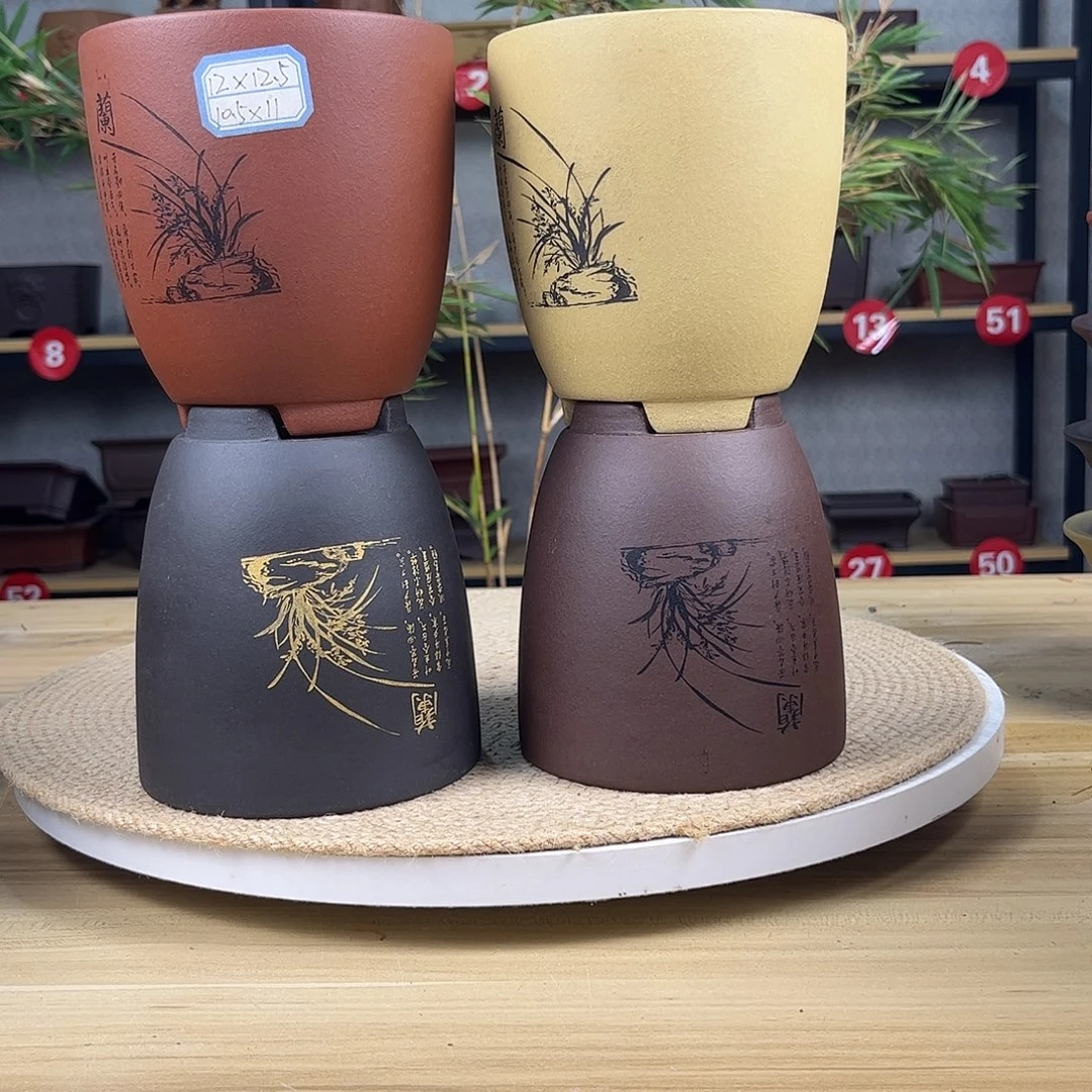 紫砂花盆紫砂花盆