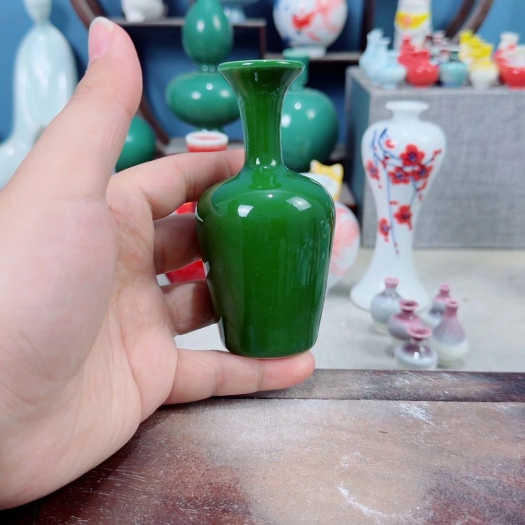 陶瓷手工小花器摆件