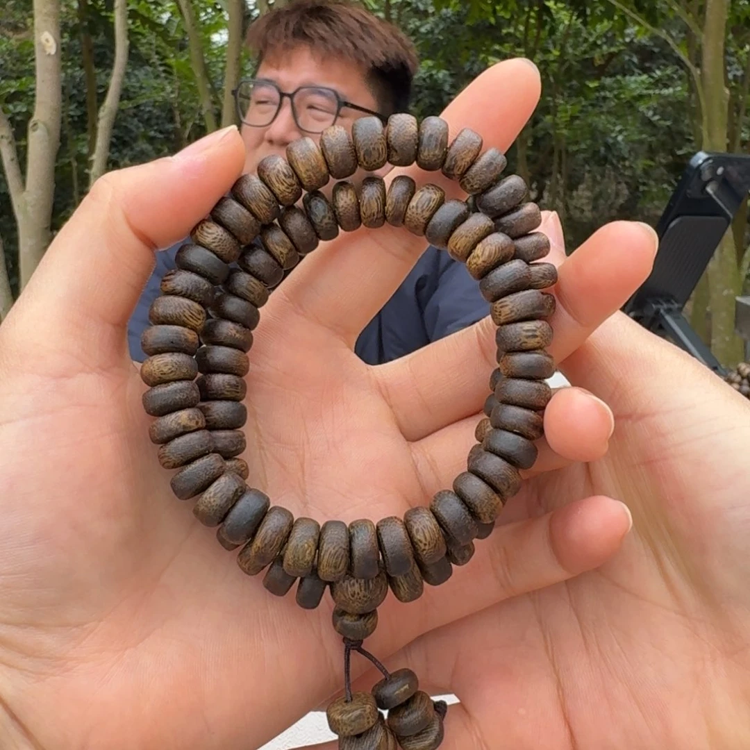 沉香手串紫罗兰1.0双圈 多样性发一