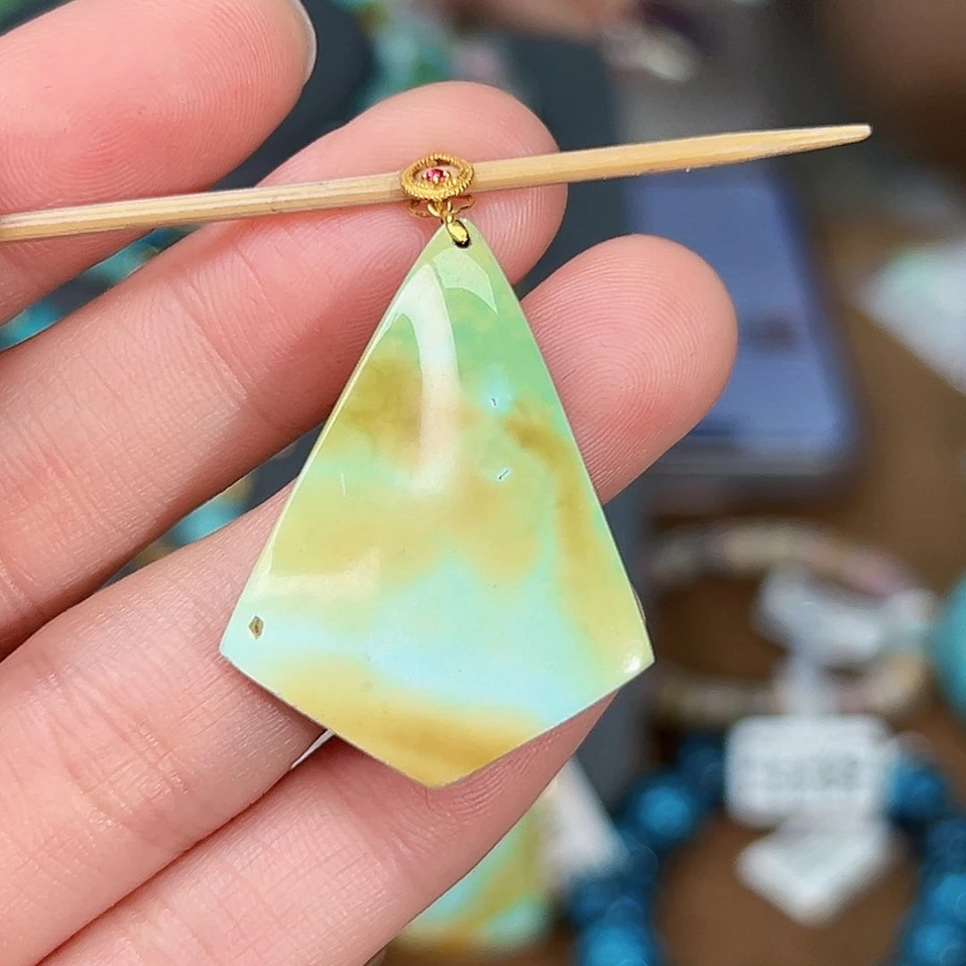 绿松石珠宝奇石未镶嵌