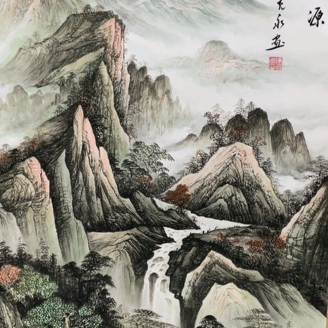 国画老师手笔手绘作品n