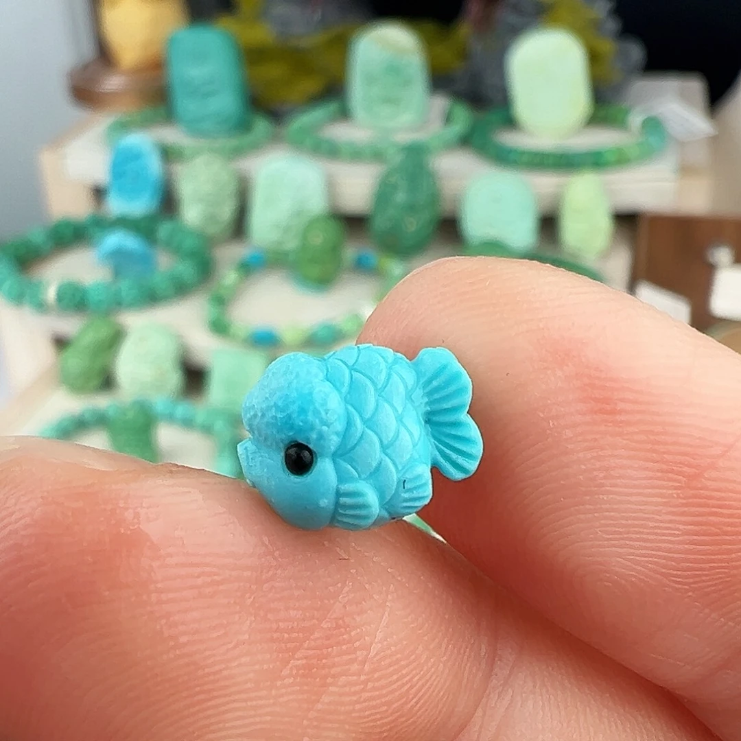 绿松石未镶嵌主播万珍