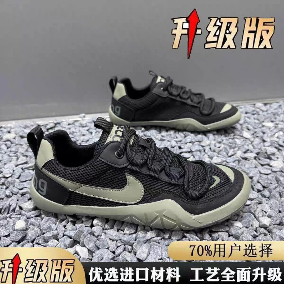 2025新款男鞋时尚百搭休闲鞋轻便低帮运动男款潮流耐磨舒适网面鞋